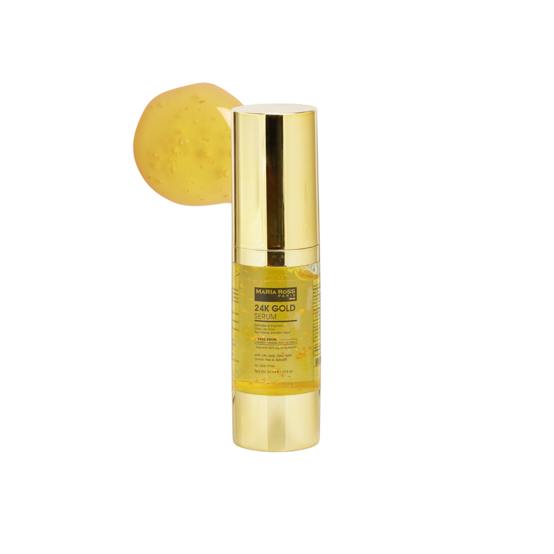 24K Gold Face Serum - 30ml || Luxurious Glow | Anti-Aging Benefits | Revitalizes Skin