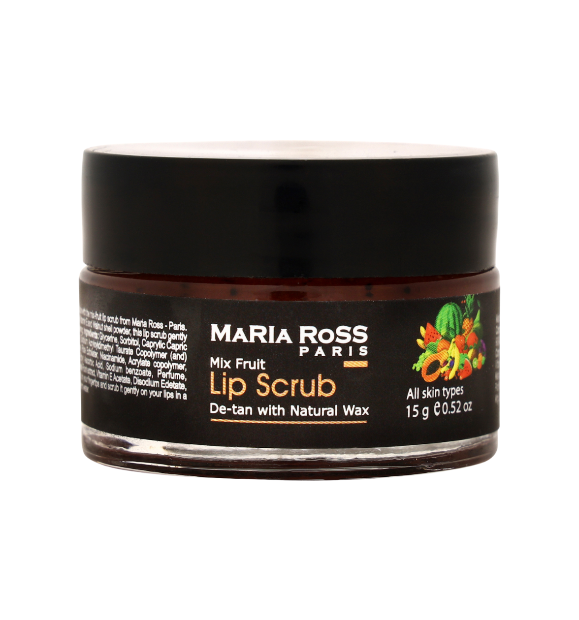 Natural Mix fruit Lip Scrub for De-tan - 15 GM || Exfoliates Lips | Removes Tan | Nourishes Softness