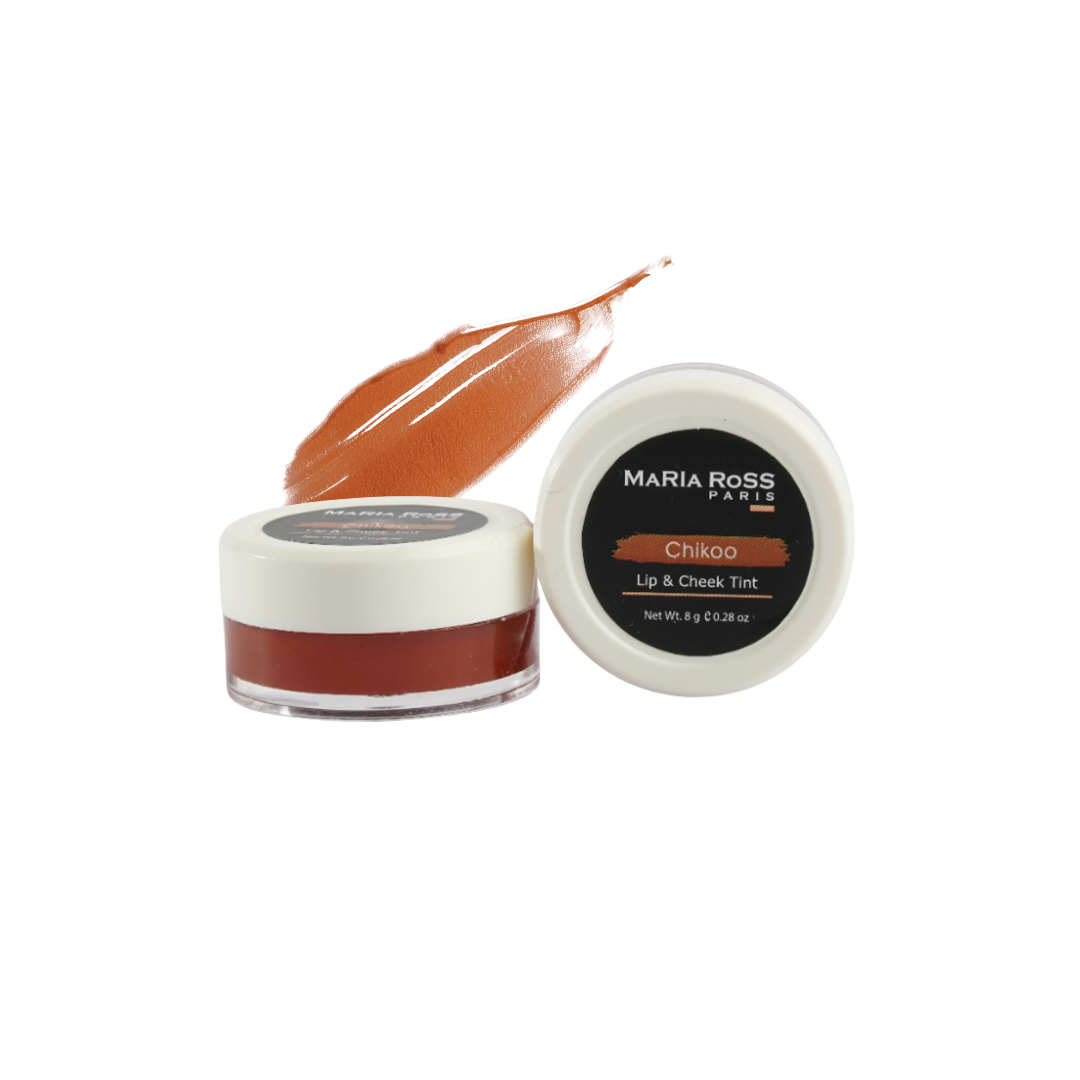 Chikoo Lips And Cheeks Tint For Women - 8 GM || Natural Glow | Flattering Tint | Hydrates Lips and Cheeks