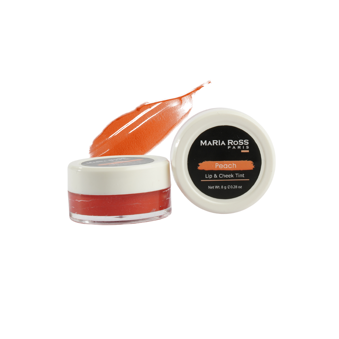 Peach Lip And Cheek Tint For Women - 8 GM || Gives a Fresh Flush | Long-lasting Color | Softens Skin