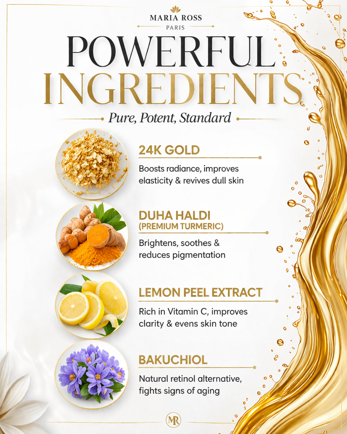 24K Gold Face Serum - 30ml || Luxurious Glow | Anti-Aging Benefits | Revitalizes Skin