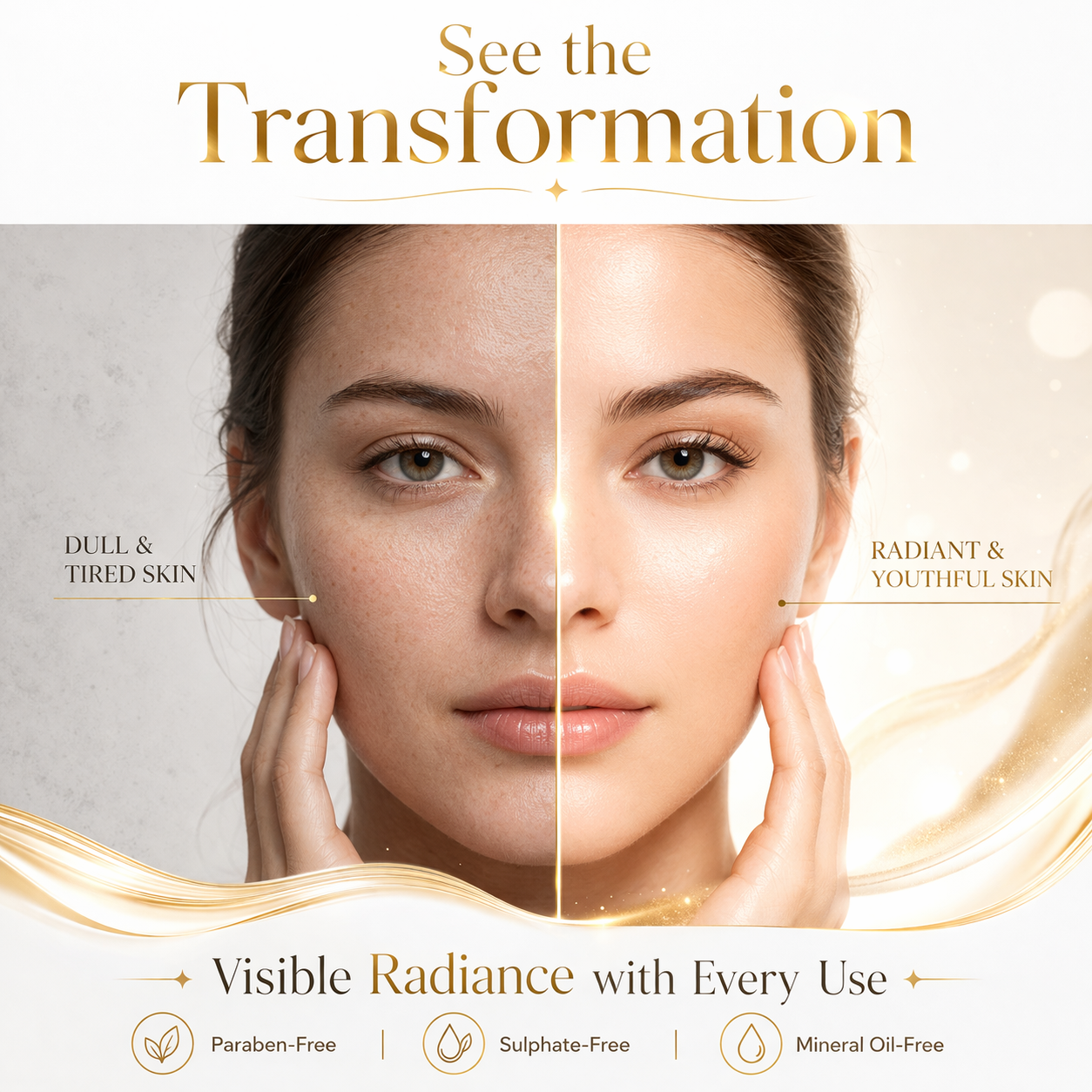 24K Gold Face Serum - 30ml || Luxurious Glow | Anti-Aging Benefits | Revitalizes Skin