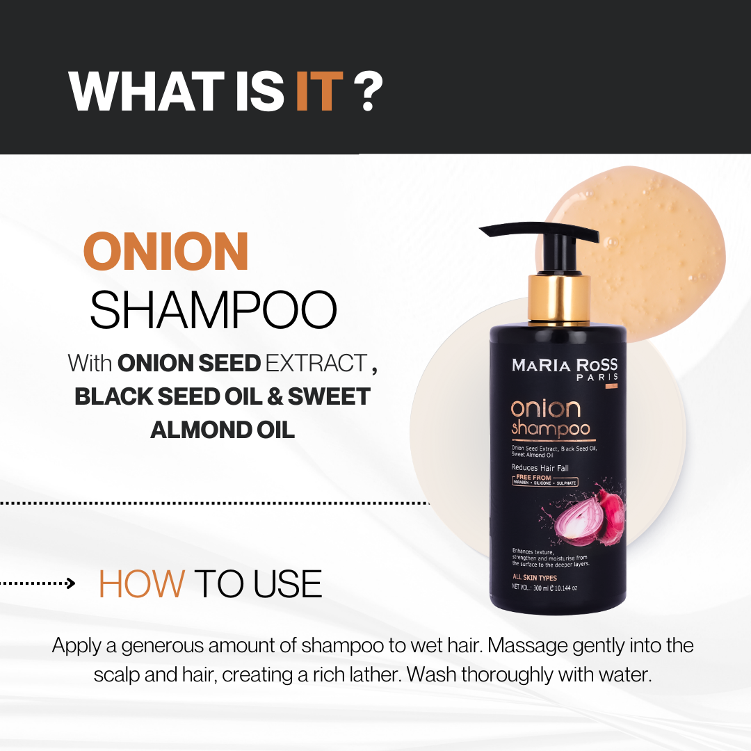 Onion Shampoo for Hair Fall Control - 300ml