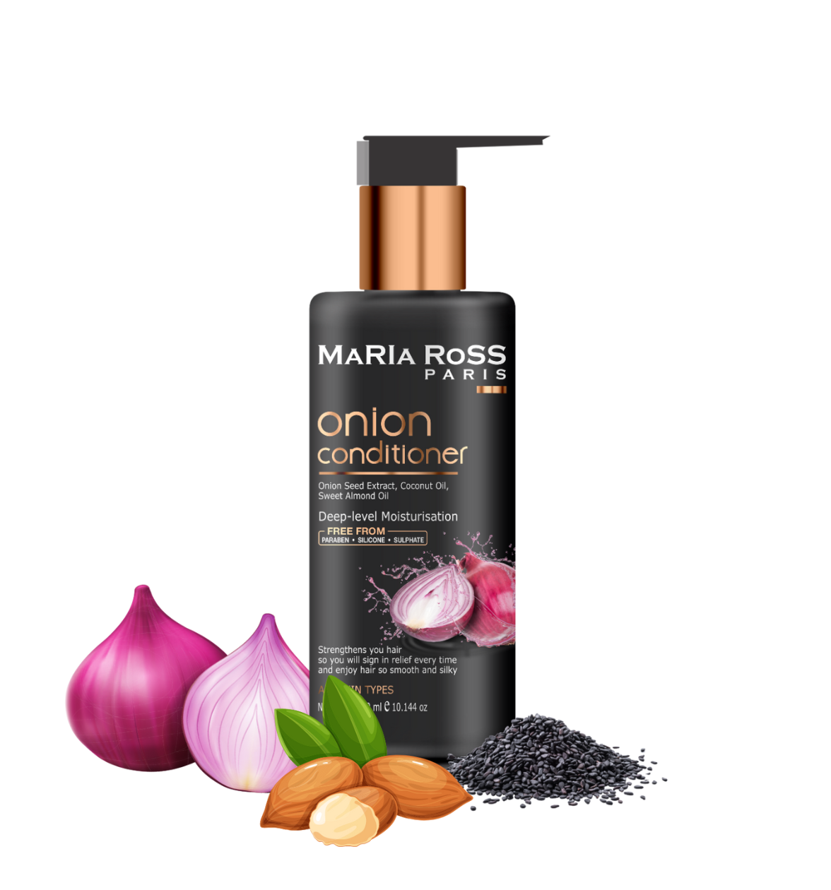 Onion Conditioner for Hair Fall Control - 300 ML || Hydrates | Strengthens | Reduces Breakage
