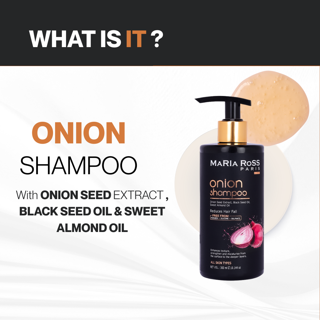 Onion Hair Care Combo – Oil, Shampoo & Conditioner Combo || Complete Hair Fall Control