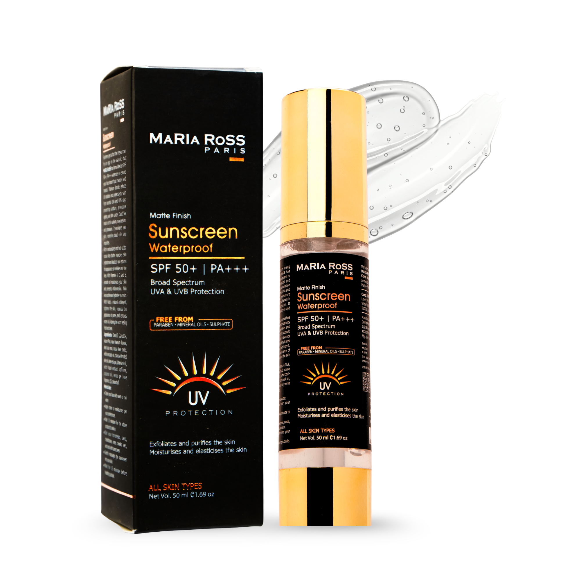 Sunscreen SPF 50 Matte for skin protection - 50 ML || Ultra High Protection | Matte Finish | Oil-Free Formula