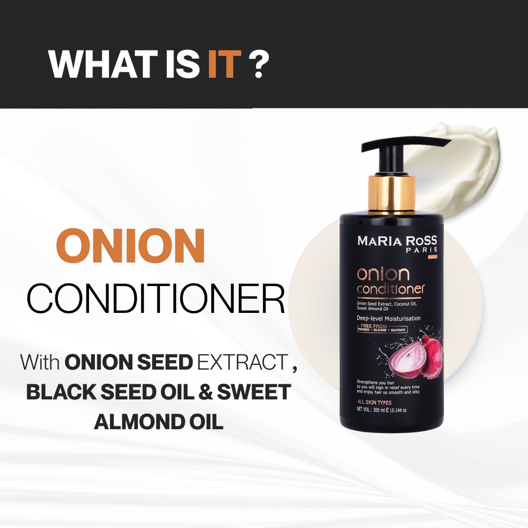 Onion Hair Care Combo – Oil, Shampoo & Conditioner Combo || Complete Hair Fall Control