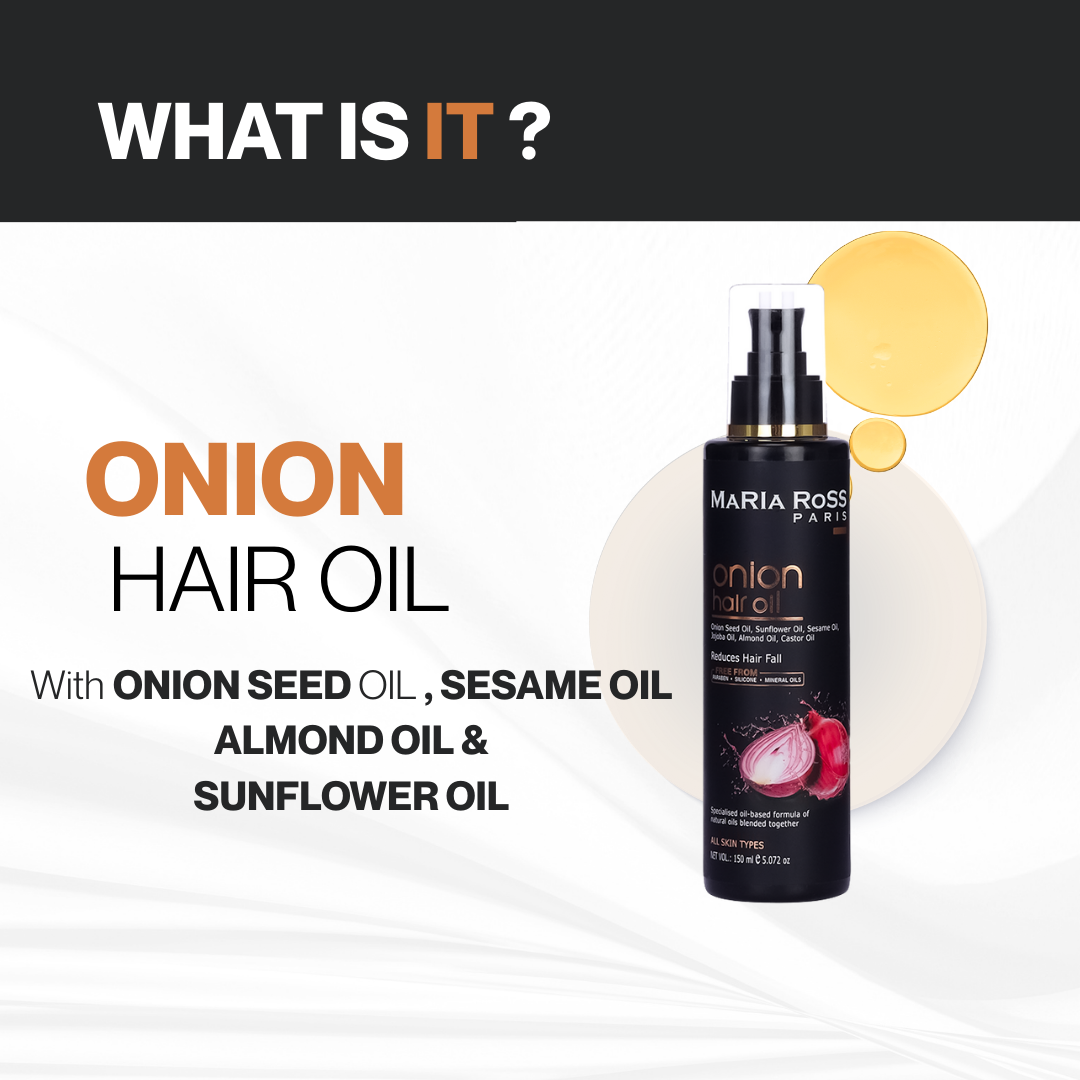 Onion Hair Care Combo – Oil, Shampoo & Conditioner Combo || Complete Hair Fall Control