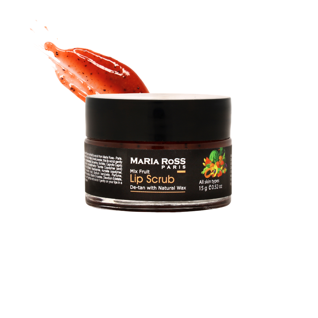 Natural Mix fruit Lip Scrub for De-tan - 15 GM || Exfoliates Lips | Removes Tan | Nourishes Softness