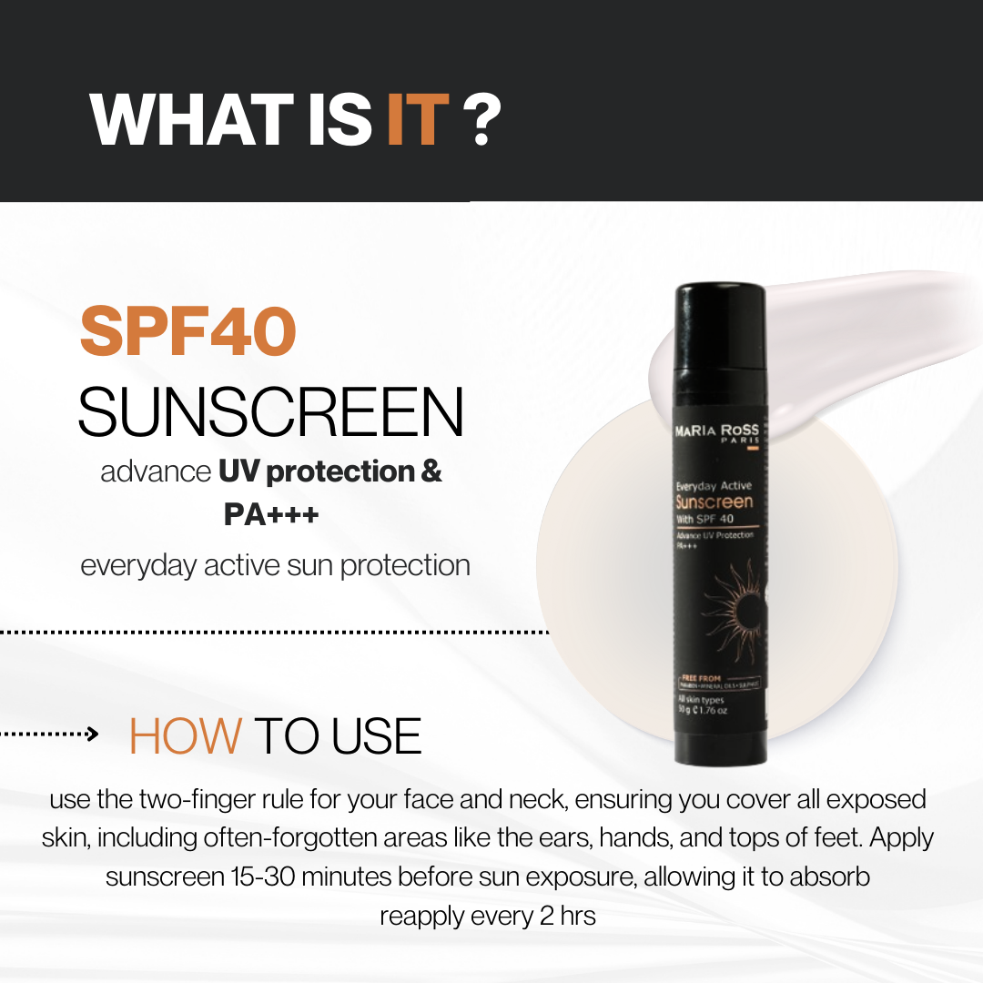 Sunscreen SPF 40 - 50 GM || Broad Spectrum Protection | Lightweight Formula | Non-Greasy Finish