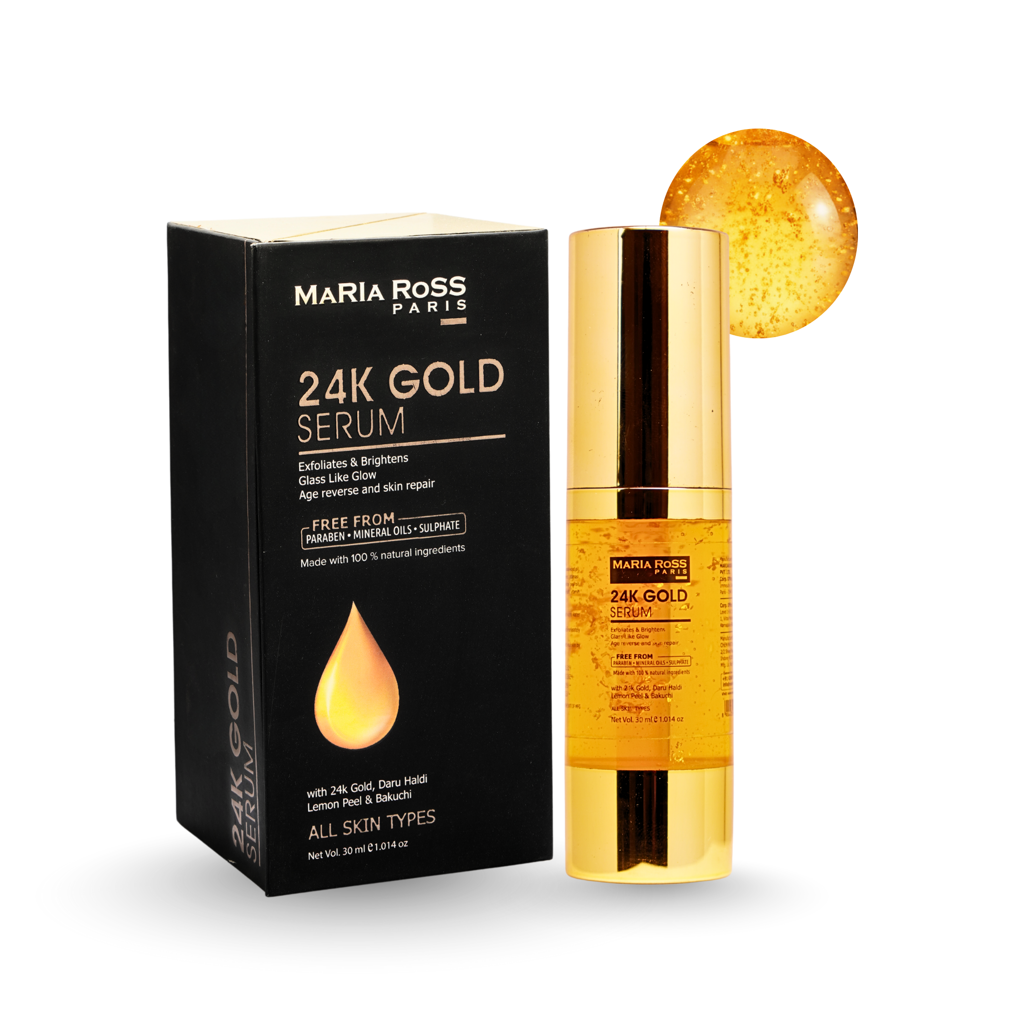 24K Gold Face Serum - 30ml || Luxurious Glow | Anti-Aging Benefits | Revitalizes Skin