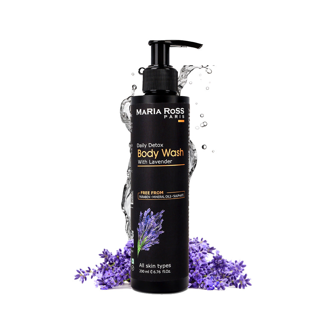 Lavender Body Wash for Daily Detox and Deep Cleansing - 200 ML || Detoxifies | Soothes Skin | Refreshes Senses