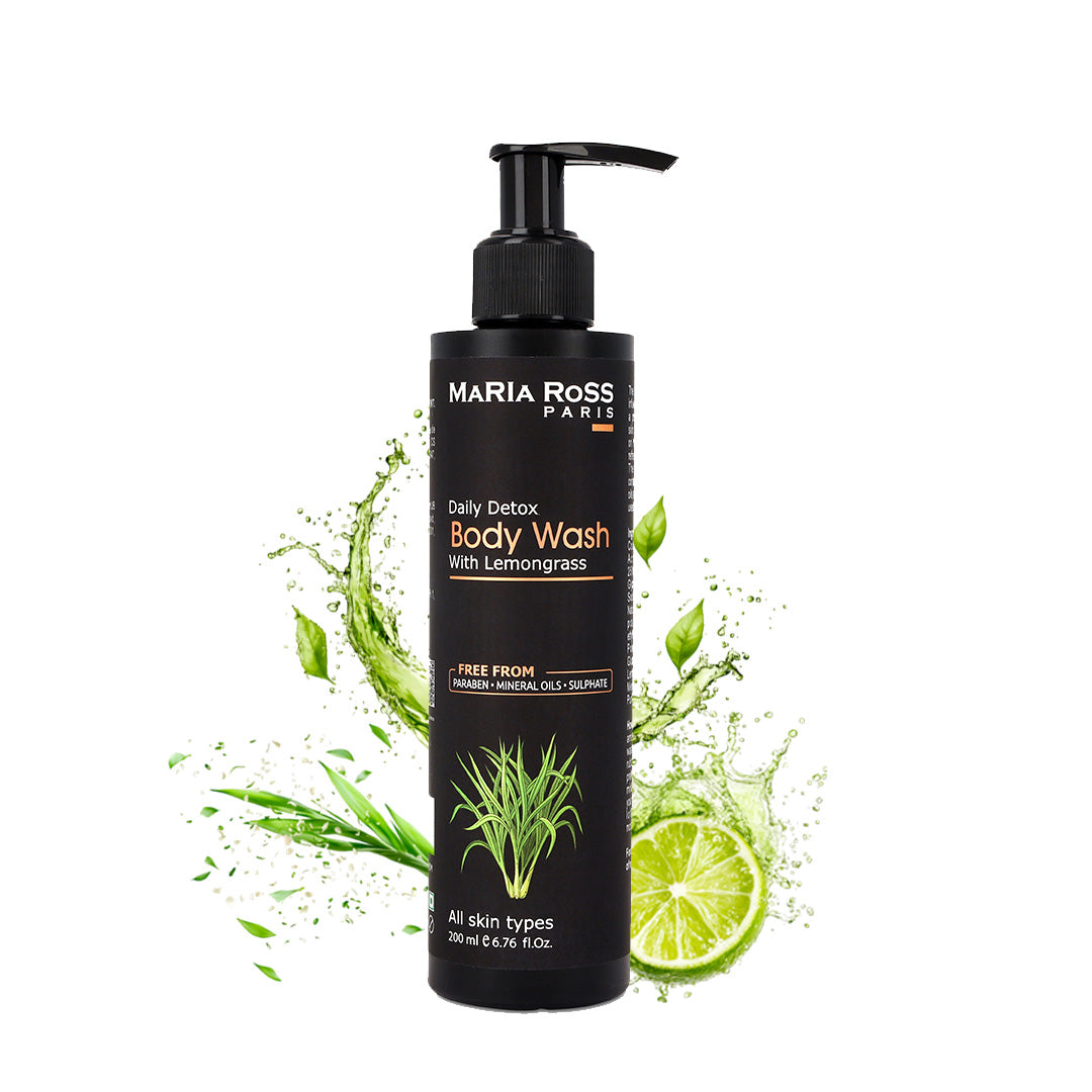 Lemon Grass Body Wash for Daily Detox and Deep Cleansing - 200 ML || Cleanses Deeply | Energizes Skin | Refreshing Aroma