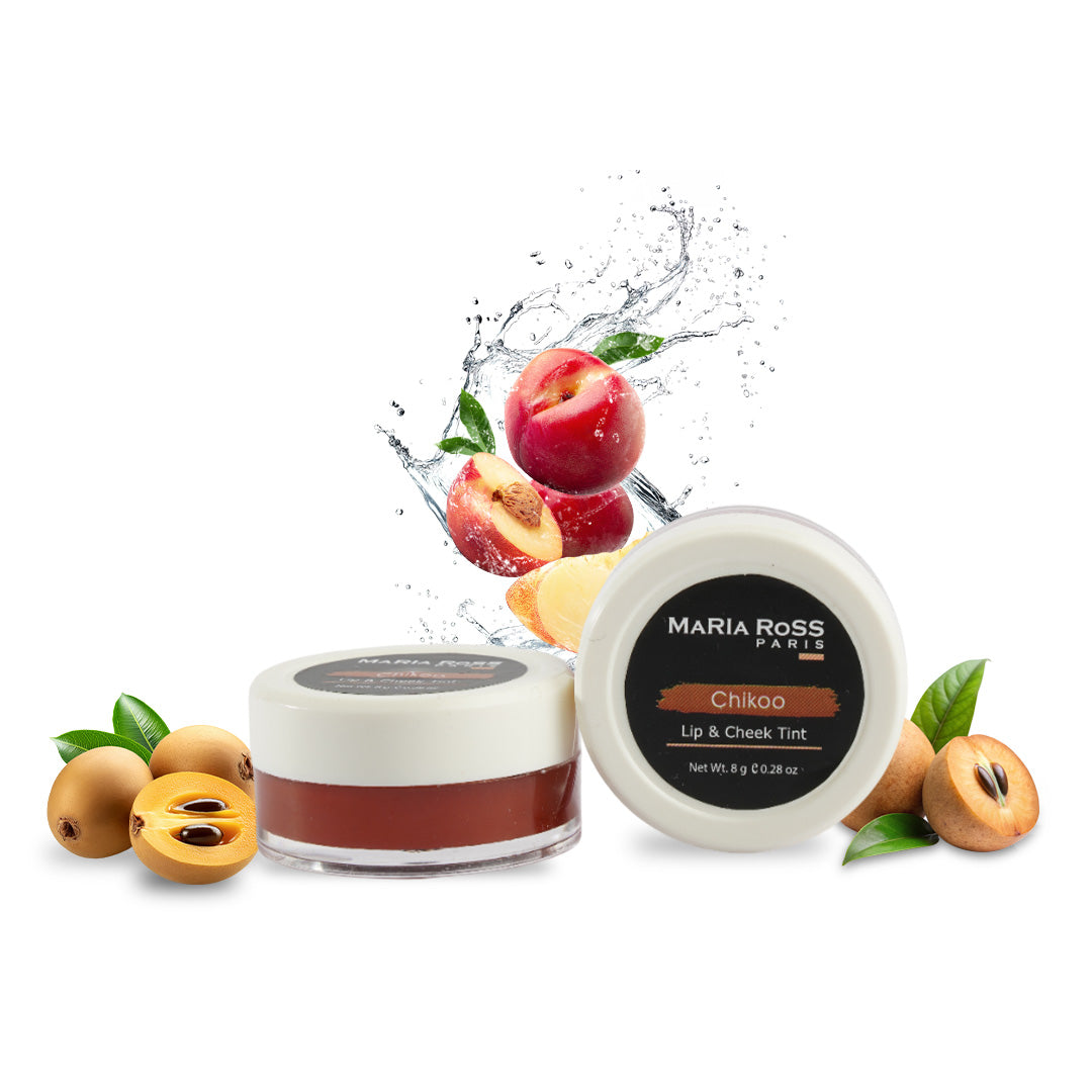 Chikoo Lips And Cheeks Tint For Women - 8 GM || Natural Glow | Flattering Tint | Hydrates Lips and Cheeks