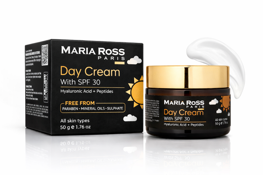 Day Cream with SPF 30 MariaRoss for Glowing Skin - 50 GM   || Moisturizes | Protects from UV Rays | Illuminates Skin