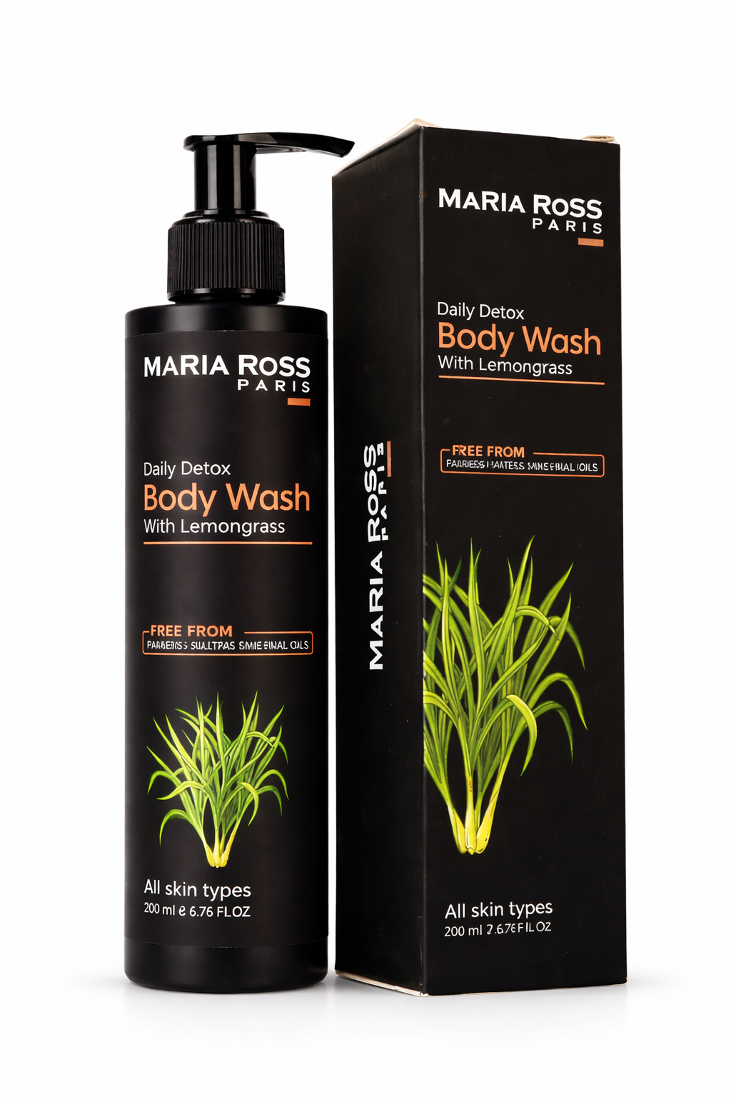 Lemon Grass Body Wash for Daily Detox and Deep Cleansing - 200 ML || Cleanses Deeply | Energizes Skin | Refreshing Aroma