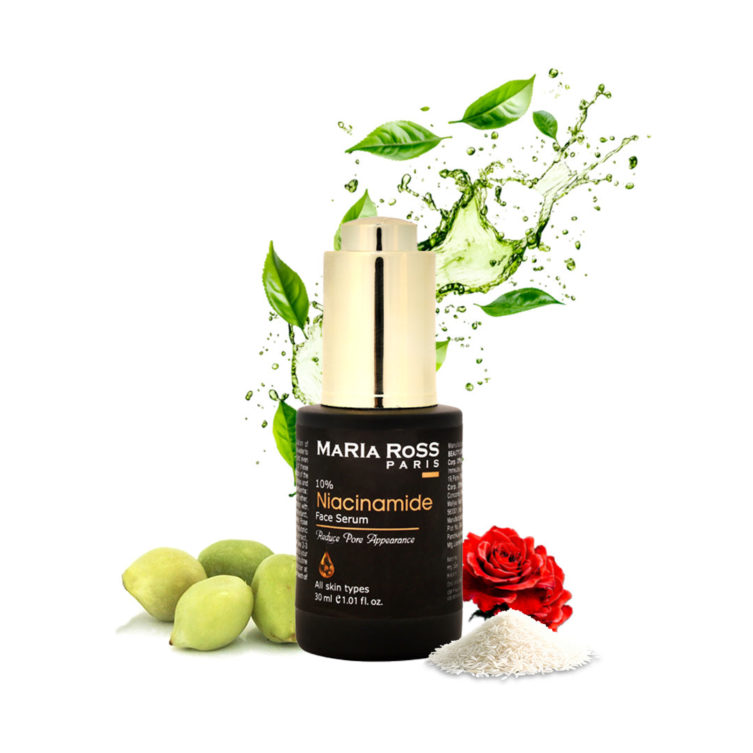 Niacinamide Skincare Combo – Face Serum Rice Water + Sheet Mask-Maria Ross Paris