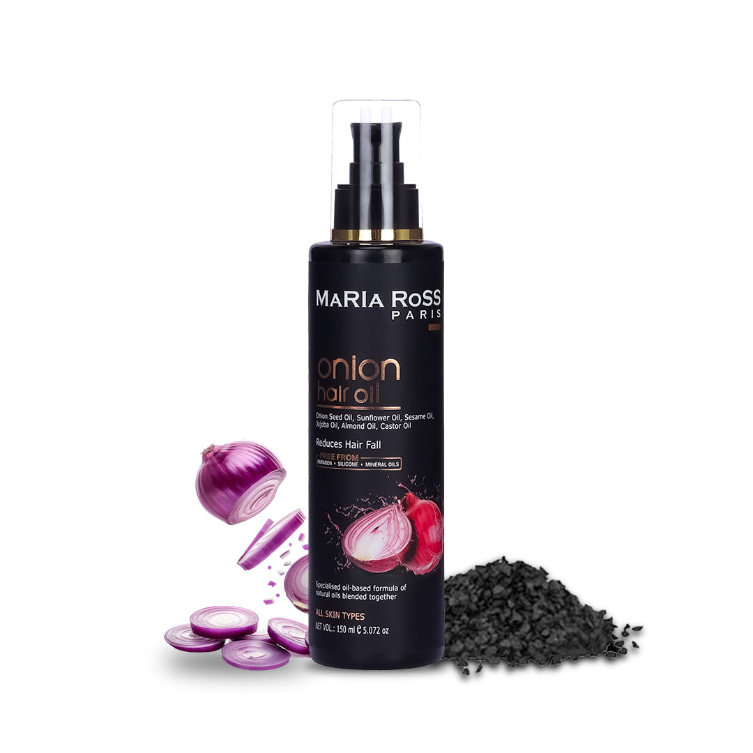 Onion Hair Oil for Hair Fall Control - 150 ML || Reduces Hair Fall | Strengthens Roots | Nourishes Scalp
