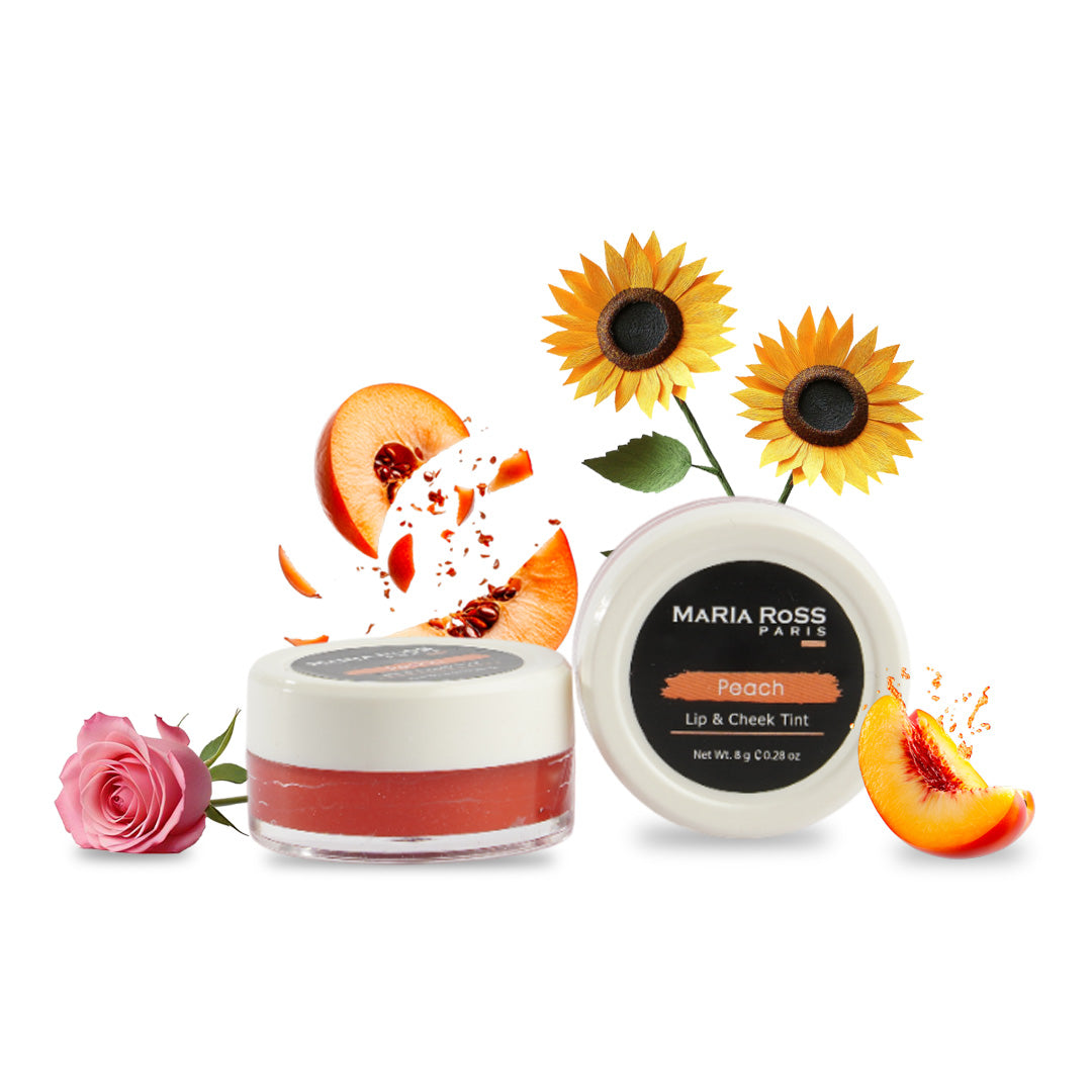Peach Lip And Cheek Tint For Women - 8 GM || Gives a Fresh Flush | Long-lasting Color | Softens Skin