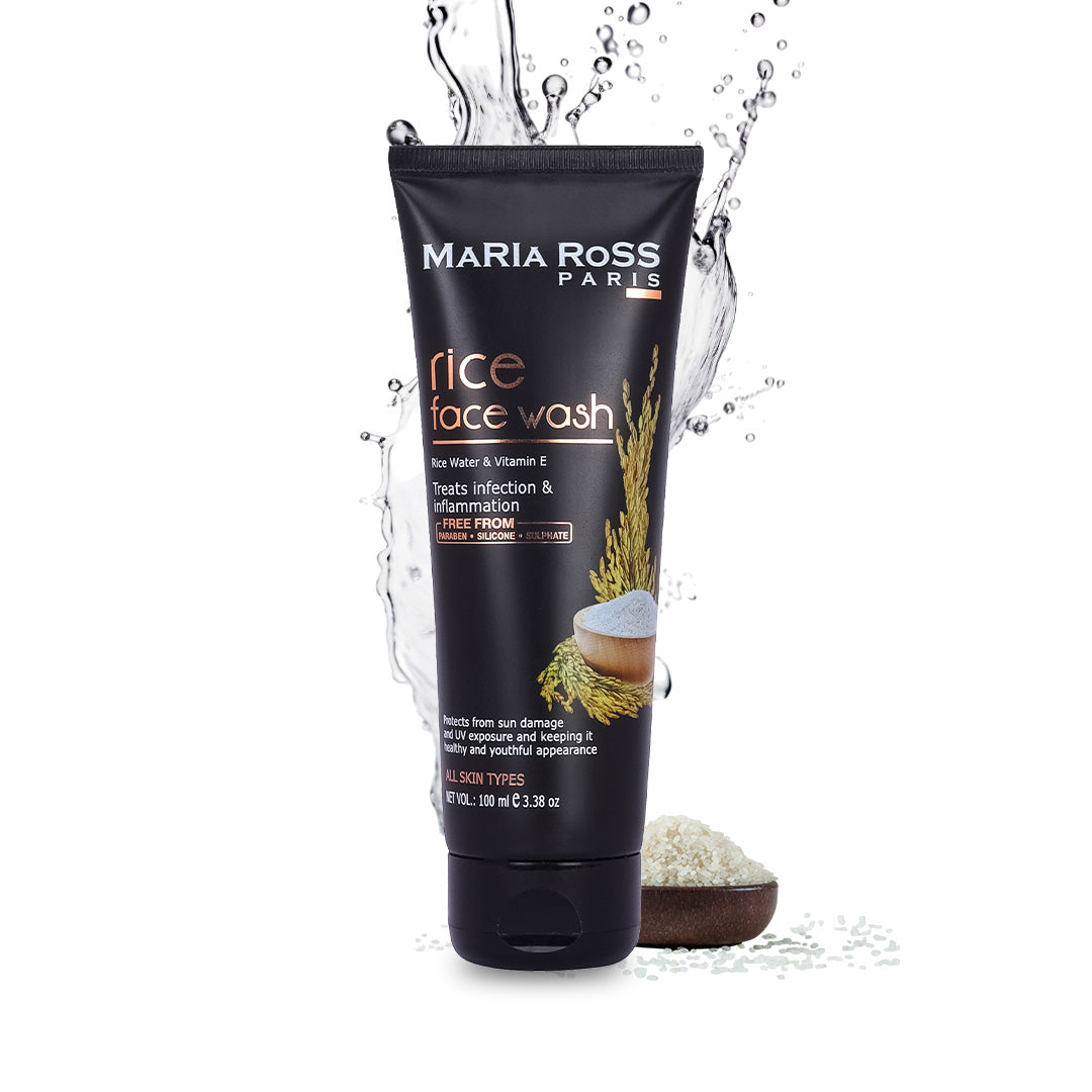 Rice Water Face Wash for Glass Skin - 100 ML || Deep Cleanses | Promotes Radiance | Enhances Clarity