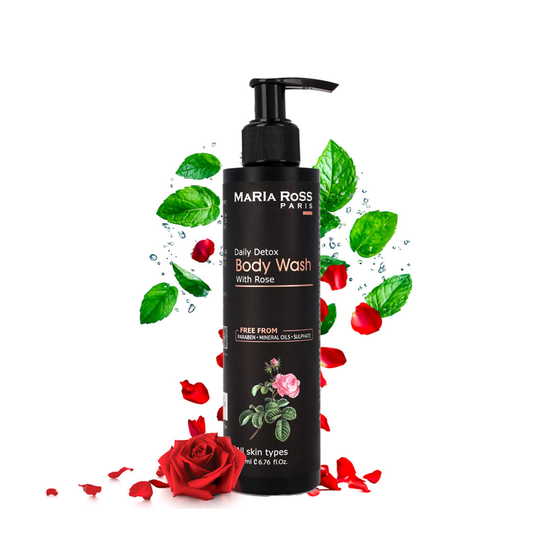 Rose Body Wash for Deep Cleansing - 200 ML || Revitalizes Skin | Hydrates | Leaves a Soft Scent