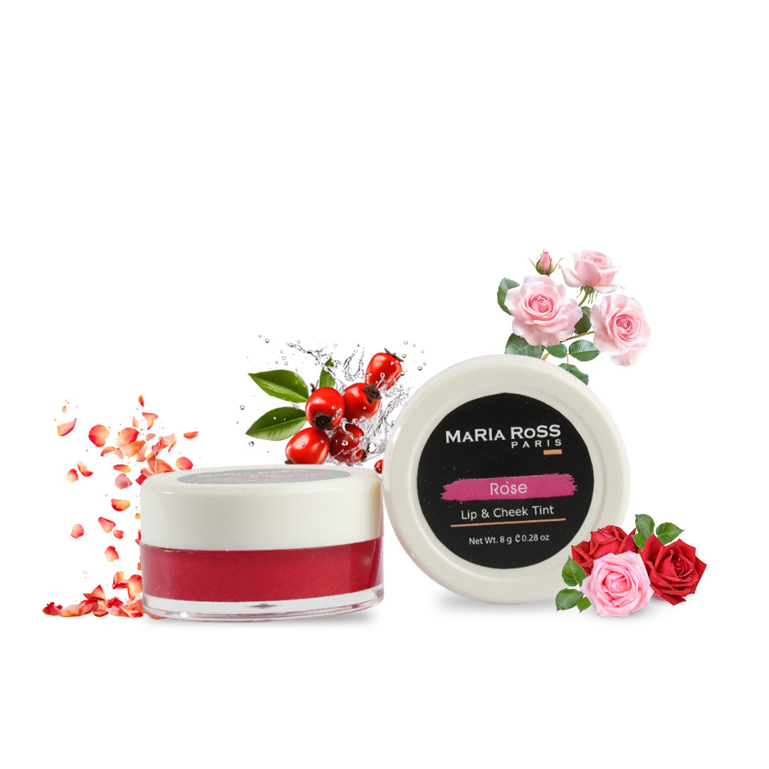 Rose Lips And Cheek Tint For Women - 8 GM || Natural Flush | Hydrates | Long-lasting Color