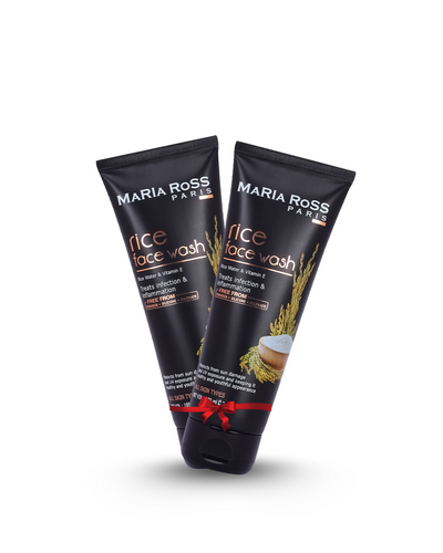 Rice Water Face Wash Combo Pack OF 2 (100 GM) || Deep Cleanses | Promotes Radiance | Enhances Clarity-Maria Ross Paris