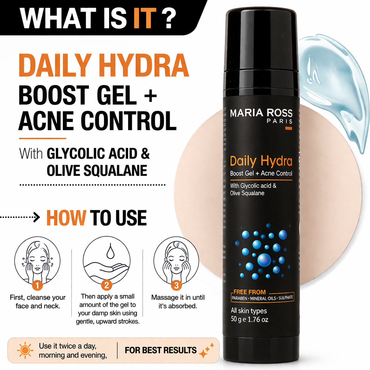 Daily Hydra Boost Gel - 50 GM || Lightweight Hydration | Boosts Radiance | Soothes Skin