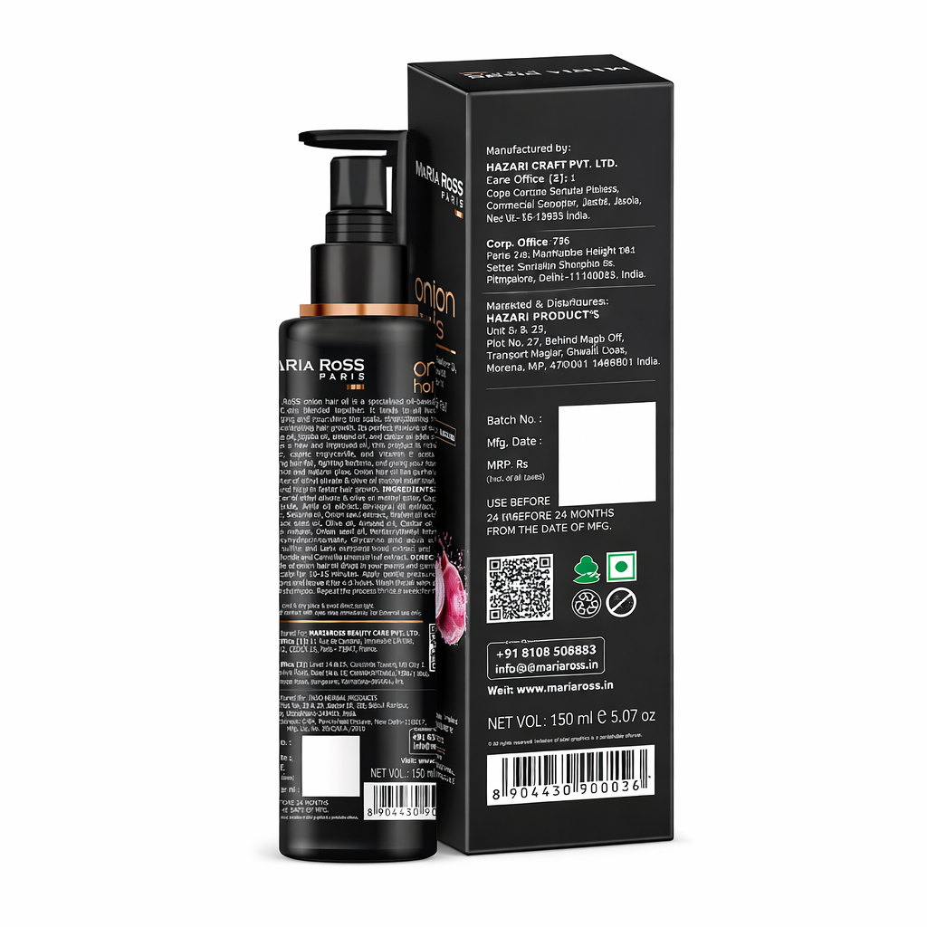 Onion Hair Care Combo – Oil, Shampoo & Conditioner Combo || Complete Hair Fall Control