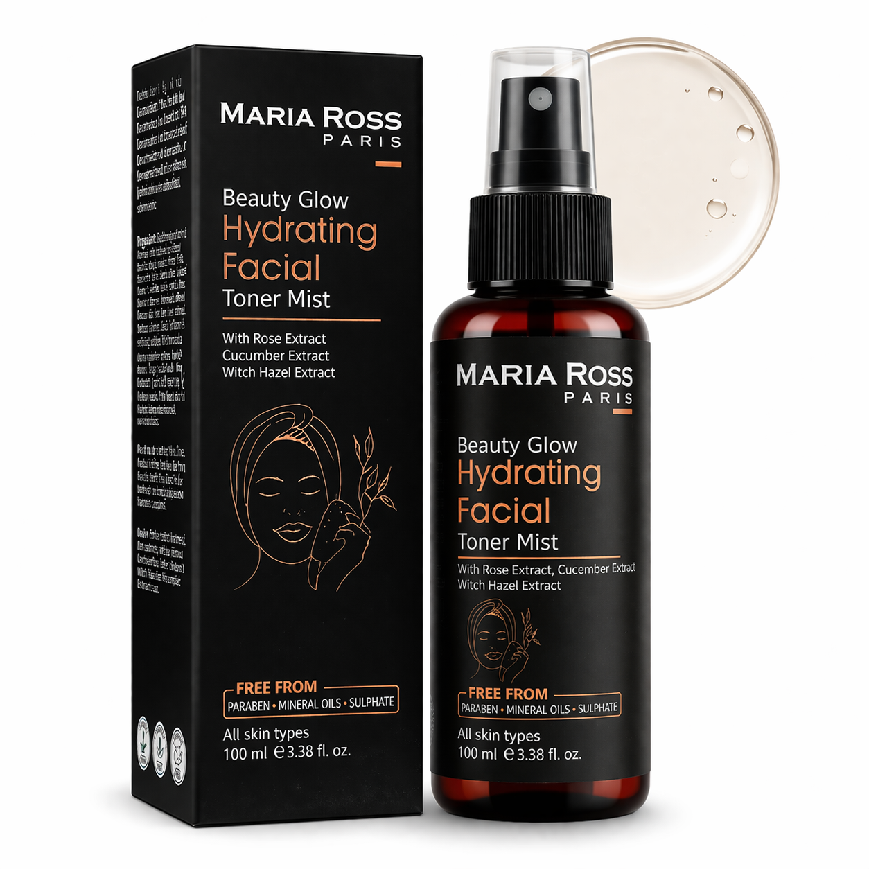 Hydrating Facial Toner - 100 ML || Minimizes Pores | Hydrates Deeply | Restores Balance