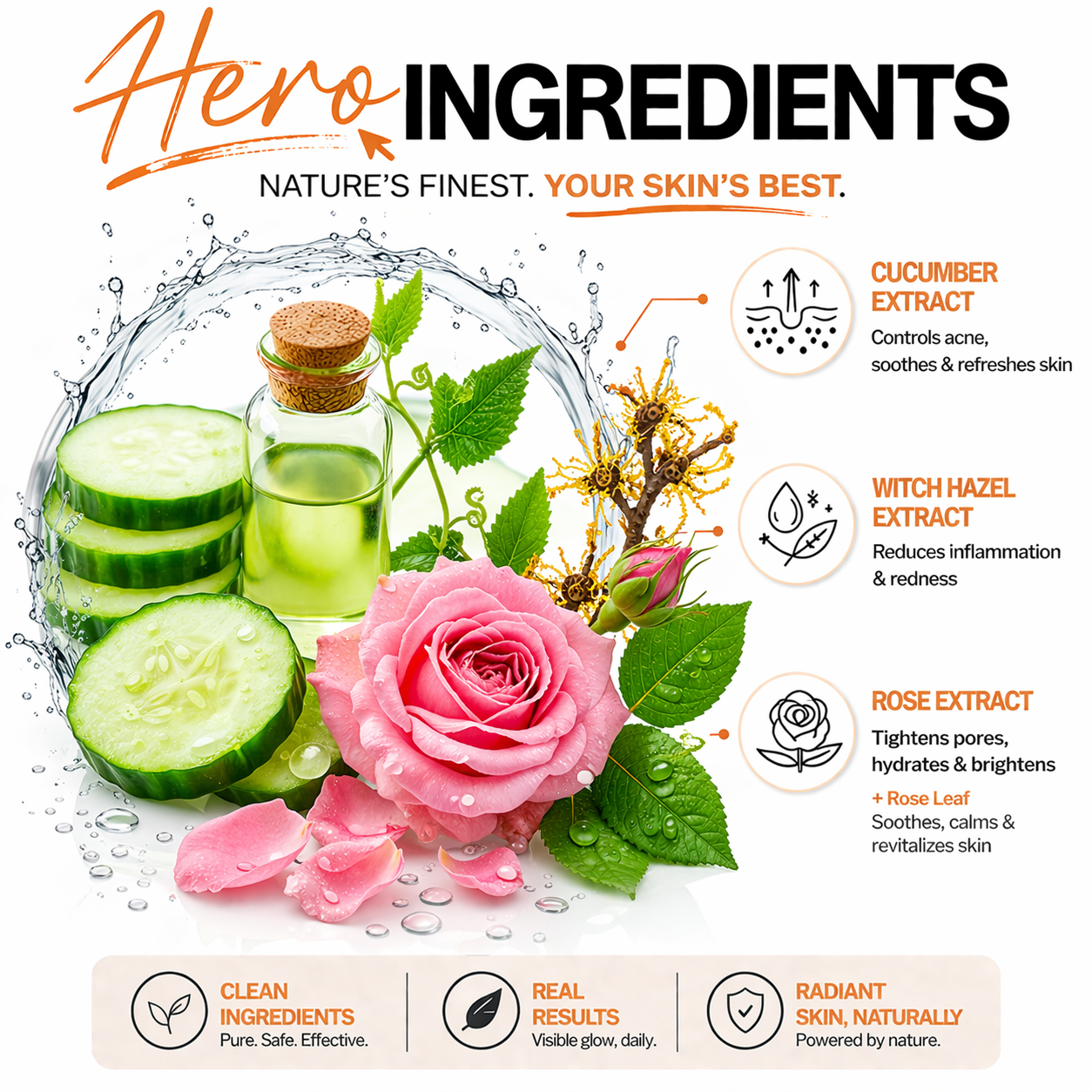 Hydrating Facial Toner - 100 ML || Minimizes Pores | Hydrates Deeply | Restores Balance