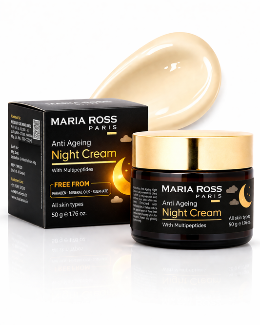 Multi Peptide Night Cream for Anti Ageing - 50 GM || Reduces Wrinkles | Boosts Elasticity | Restores Youthfulness