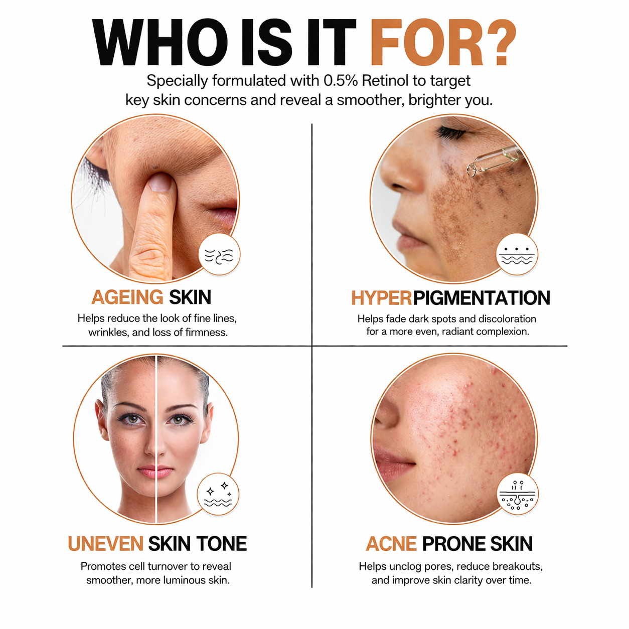 Revival Retinol serum (0.5%) || Smooths Fine Lines | Boosts Cell Renewal | Refines Texture