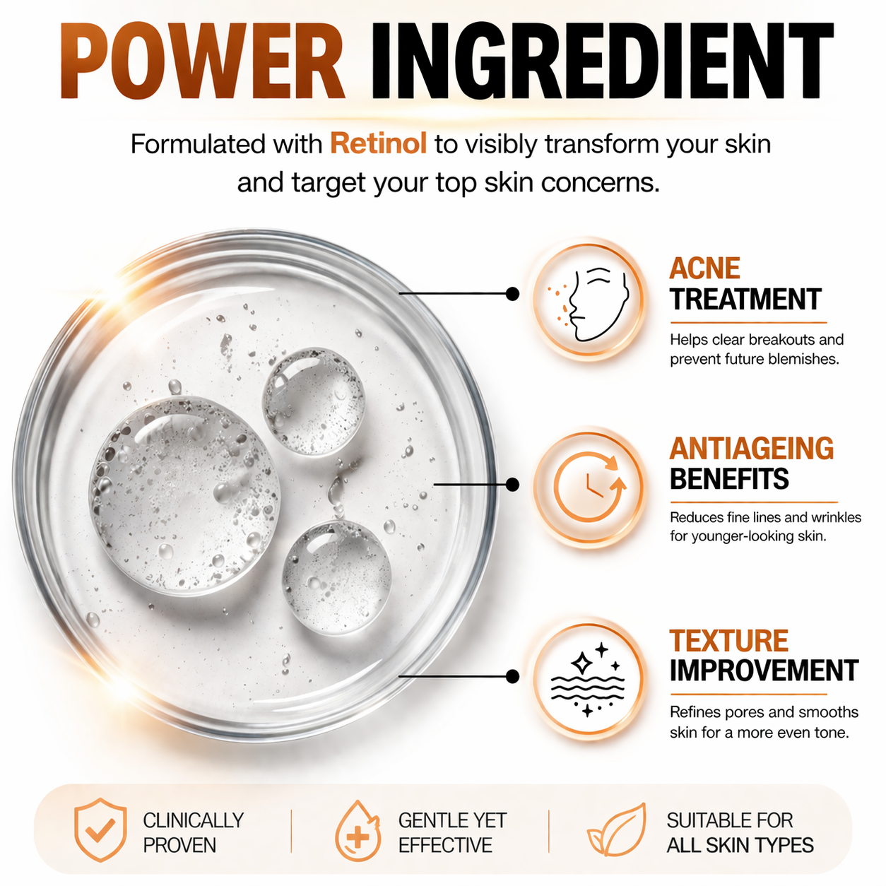 Revival Retinol serum (0.5%) || Smooths Fine Lines | Boosts Cell Renewal | Refines Texture