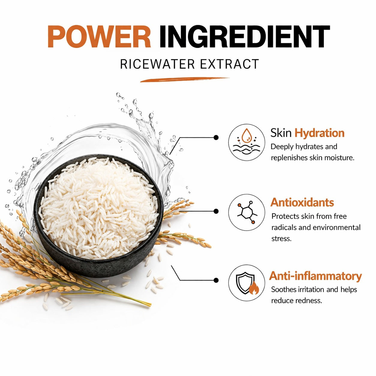 Rice Water Face Wash for Glass Skin - 100 ML || Deep Cleanses | Promotes Radiance | Enhances Clarity