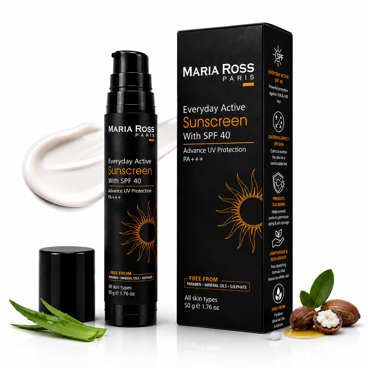 Sunscreen SPF 40 - 50 GM || Broad Spectrum Protection | Lightweight Formula | Non-Greasy Finish